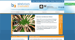 Desktop Screenshot of benevolesdaffaires.org