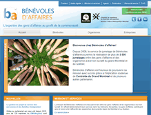 Tablet Screenshot of benevolesdaffaires.org